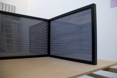 Eux, impression sur papier, recouvert de verre, maquette sans échelle